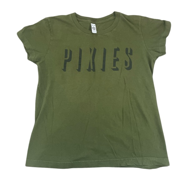 Pixi Tops - Pixi Army Green Graphic Tee